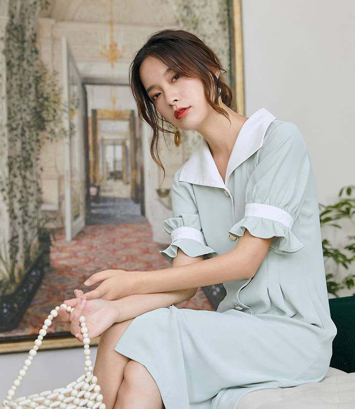 微信女装让人产生好感的清爽造型示范，舒服又耐看(图1)