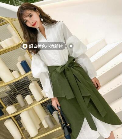 不一样的衬衫裙穿法，小清新治愈(图1)