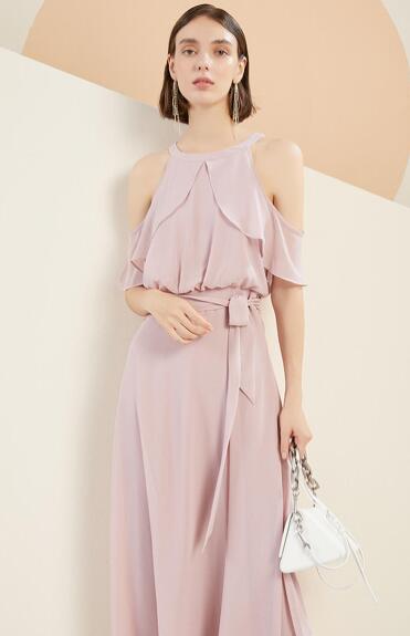 拉夏贝尔雪纺新品，长裙仙气飘飘(图2)